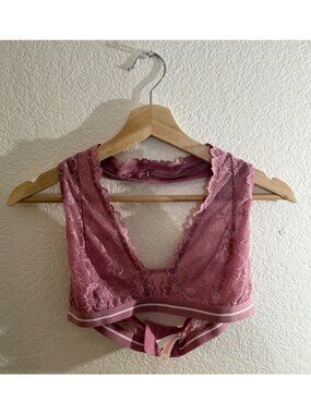 Colsie Lilac Halter Bralette Size Large